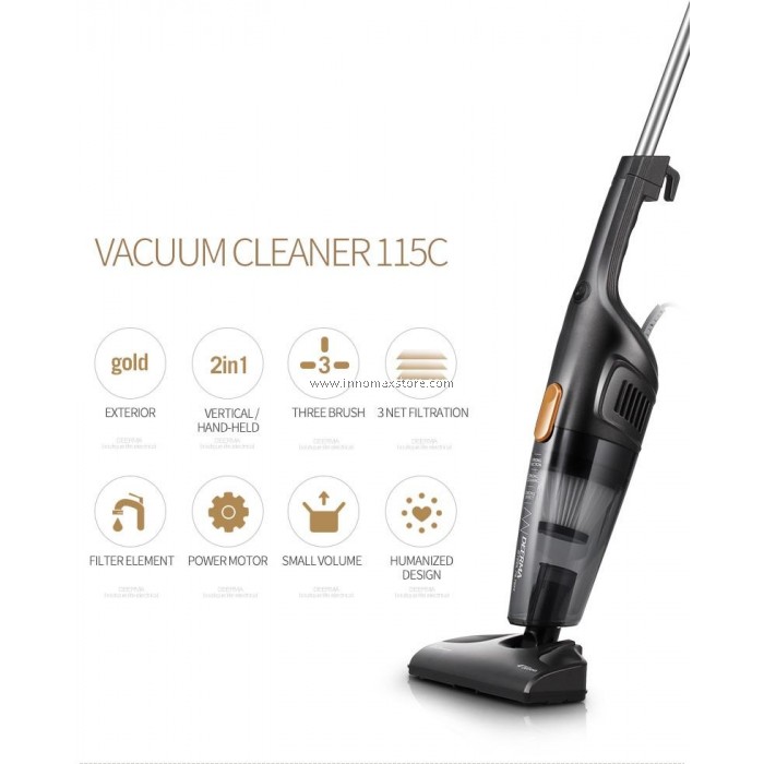 Deerma Portable Handheld Vacuum Cleaner DX115c Strong Suction Low Noise